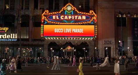 Gucci Love Parade: a Hollywood la camminata delle star